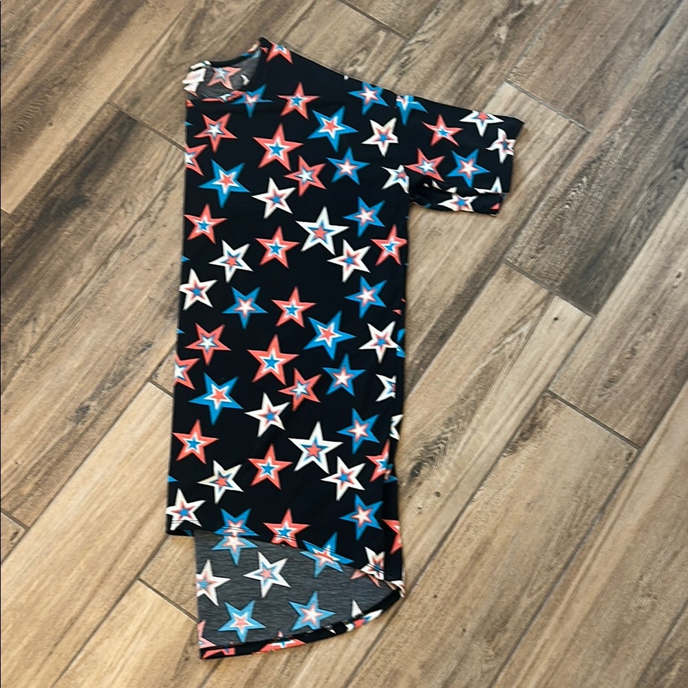 LuLaRoe Starry Black Irma Tunic